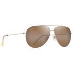 Maui Jim Occhiali da sole Hauoli XL Doré Clair Bbrillant Orange Jaune Bronze HCL MauiPure Presentazione