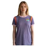 Rip Curl T-shirts Surf Side Ringer Navy Voorstelling