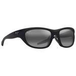 Maui Jim Zonnebrillen Haulani Asian Fit Matte Black Neutral Grey Mineral Superthin Voorstelling
