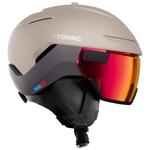 Atomic Casco con visiera Savor Gt Amid Visor Photo Sand Presentazione