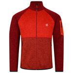 DARE2B Fleece Mens Torrek Fleece Syrah Red Cinnamon Voorstelling