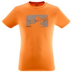 Millet Tee-shirt de rando Wanaka Fast Ts Ss Maracuja Présentation