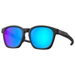 Oakley Sonnenbrille Shackle Matte Black Prizm Sapphire Präsentation