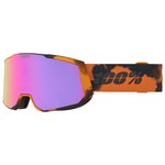 100 % Masque de Ski Snowcraft XL Bleach Hiper Dark Smoke Purple Ml Mirror + Hiper Deep Red Copper Ml Mirror Présentation