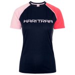 Kari Traa Trail T-shirt Ella Baselayer Tee Shirt Dark Navy Blue Voorstelling