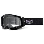 100 % Mountainbike-Brille Racecraft 2 Topo Clear Lens Black Präsentation