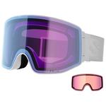 Salomon Skibrille Sentry Prime White Sigma Photo Sky Blue + Sigma Light Blue Präsentation