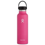 Hydro Flask Flask 21 Oz Standard Mouth With Standard Flex Cap Carnation Overview