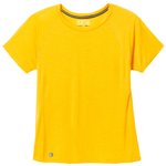 Smartwool Tee-shirt de trail Active Ultralite Shortsleeve W Honey Gold Présentation