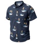 Vissla Camicia Tres Palmas Eco Short Sleeve Shirt Phantom Presentazione