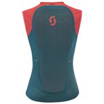 Scott Back protection Light Vest Women's Actifit Plus Dragonfly Green Hibiscus Red Overview