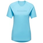 Mammut Tee-shirt de rando Selun FL Logo W Cool Blue Présentation