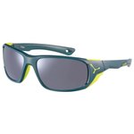 Cebe Sunglasses Jorasses L Petrol Lime Matte - Zone Brown Silver Af Overview