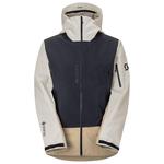 Scott Skijassen Jacket M's Explorair Gore Tex 3 Layer Black Latte Beige Voorstelling