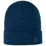 Buff Mütze Merino Heavyweight Beanie Solid Night Blue Präsentation