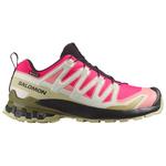 Salomon Trailrunning-Schuhe Xa Pro 3D V9 Gore-Tex W Rouge Red Vanilla Ice Martini Olive Präsentation