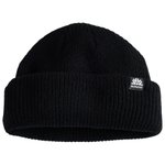 Autumn Double Roll Beanie Black 