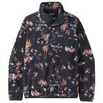 Patagonia Pull Women’s Lightweight Synchilla Snap-T Swirl Floral Pitch Blue Présentation