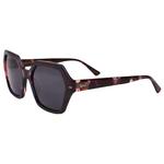 Binocle Eyewear Sunglasses Roma Shiny Tortoise Red Gradient Grey Polarized Overview