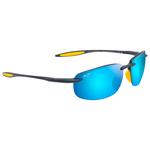 Maui Jim Sonnenbrille Hookipa Ultra Matte Solid Dark Blue Blue Hawaii MauiUltra Präsentation