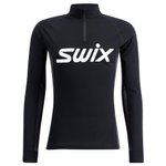 Swix Sous-vêtement technique Racex Classic Half Zip Black Phantom Présentation