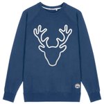 French Disorder Sweatshirt Clyde Rudolph (Tricotin) Navy Präsentation