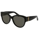 Saint Laurent Sunglasses SL M3 002 Black Overview