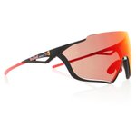 Red Bull Spect Lunettes de soleil Pace-006 Black-Smoke With Red Mirror Présentation
