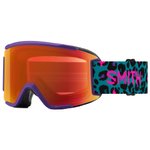 Smith Máscaras Squad S Purple Haze Neon Cheetah Chromapop Everyday Red Mirror + Clear Presentación