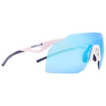 Red Bull Spect Occhiali da sole Gabe Shiny White Blue Smoke Blue Mirror Presentazione