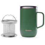 Qwetch Mug Mug Tisanière 470 ml Matt Kaki Overview