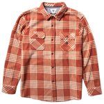 Vissla Overhemden Eco-Zy Ls Polar Flannel Barn Red Voorstelling