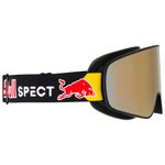 Red Bull Spect Rush Matt Black Orange Gold Mirror 