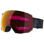 Salomon Skibrille Radium Ebony Sigma Poppy Red Präsentation