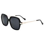 Binocle Eyewear Sunglasses Marbella Shiny Gold Black Gradient Grey Polarized Overview