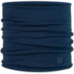 Buff Halswärmer Merino Heavyweight Neckwear Solid Night Blue Präsentation