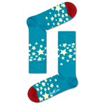 Happy Socks Sokken Stardust Turquoise Voorstelling