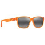 Maui Jim Zonnebrillen Kuniahi Asian Fit Matte Transparent Orange Neutral Grey MauiPure Voorstelling