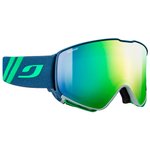Julbo Masque de Ski Quickshift Bleu / Vert Reactiv Performance 1-3 Hc Flash Vert Présentation