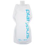 Platypus Trinkflasche SoftBottle 1L Closure Cap Logo Platy Präsentation