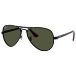 Ray Ban Gafas RB3925 Aviator Max Polished Black Green Presentación