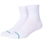 Stance Chaussettes Icon Quarter Socks White Voorstelling