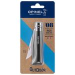 Opinel Couteaux (couverts) N°08 Baroudeur Blister Noir Brun Présentation