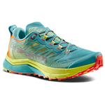 La Sportiva Trailschoenen Jackal II Woman Lagoon Green Banana Voorstelling