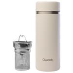 Qwetch Mug Théière Isotherme 400 ml Matt Sable Voorstelling