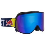 Red Bull Spect Skibrillen Magnetron Dark Blue Snow Smoke With Blue Mirror + Cloudy Snow Voorstelling