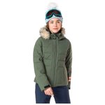 Rossignol Ski Jacket Girl Polydown Jkt Ebony Green Overview