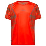 La Sportiva Pacer T-Shirt Cherry Tomato Tropic Blue 