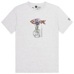 Picture Tee-Shirt Dad & Son Bouquet Grey Melange Overview