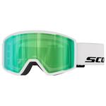 Scott Máscaras Trace Pro White Green Chrome Presentación